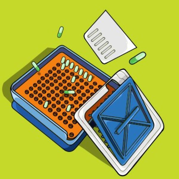 Kapsułkarka rozmiar "2" na 100 kapsułek żelatynowych